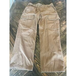 Duluth Trading Blue Collar Carpenter Work Pants Men 38 Workwear Utility Stain
